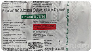 Prixain D 75/30 Mg Capsule 10